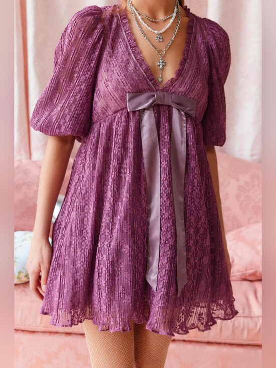 Kimchi Blue Dresses & Skirts - Kimchi Blue Urban Outfitters Margaret Babydoll Mini Dress Size L